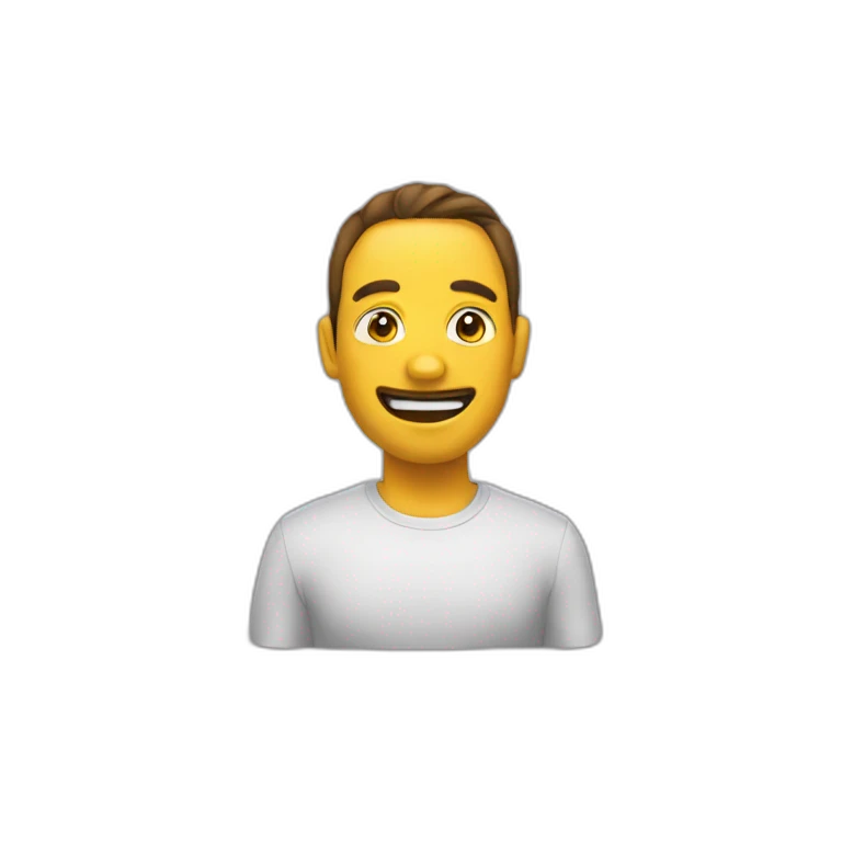 Emoji qui fait le signe chut emoji