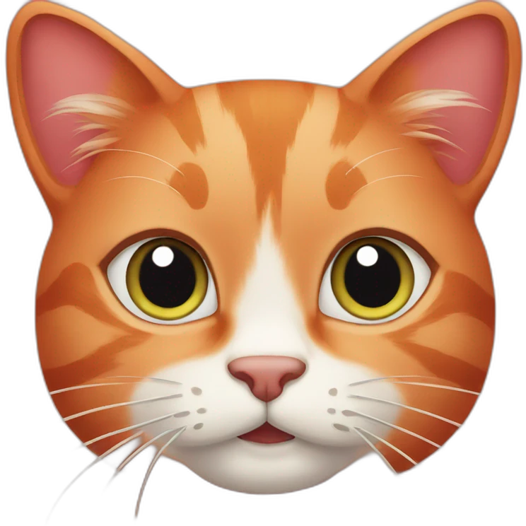 red cat emoji