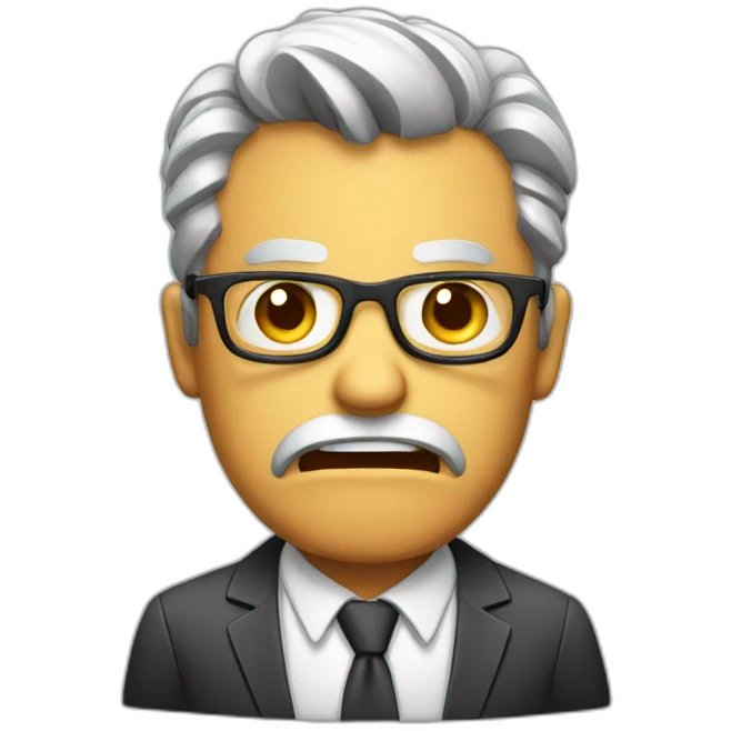 angry accountant emoji