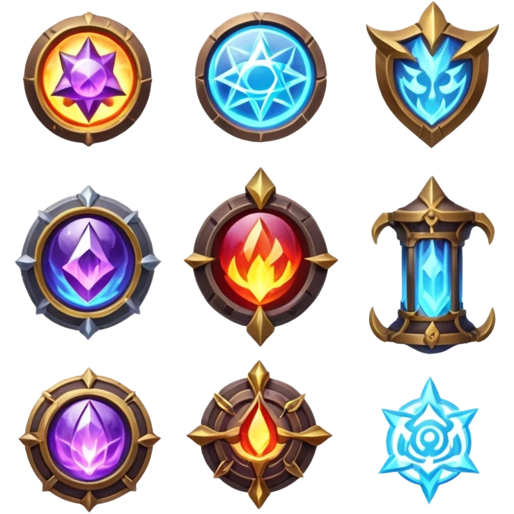 Baldur's Gate 3 spell effects and magic icons emoji