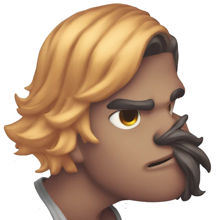 quiet reflection meme portrait pose emoji