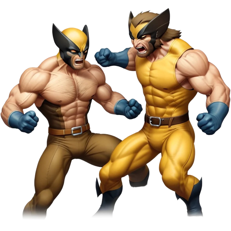 Wolverine vs Sabretooth  emoji