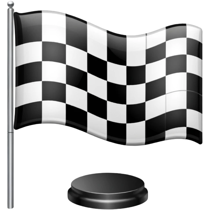 sorayama Chequered flag emoji