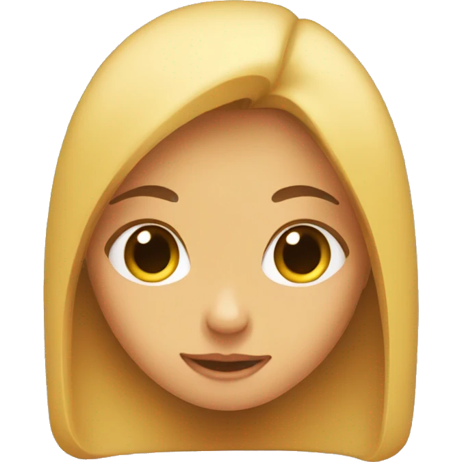 shy cute girl emoji