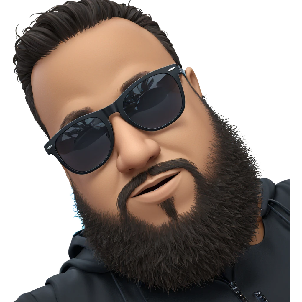 cool guy with sunglasses emoji