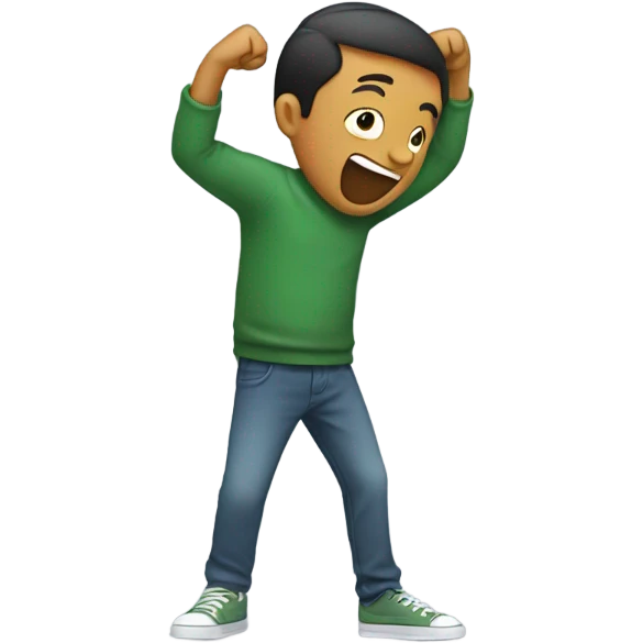 dabbing  emoji