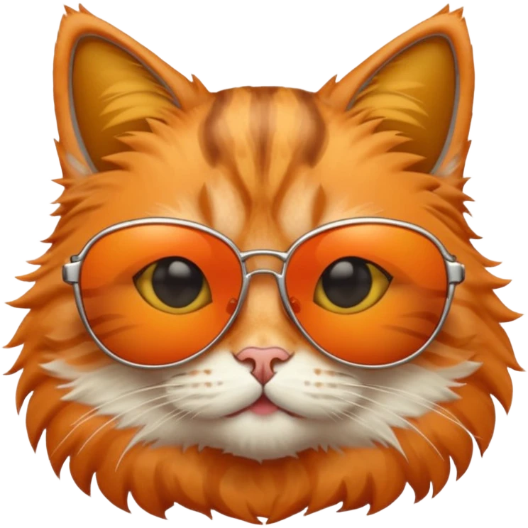 Cat wearing sunglasses emoji