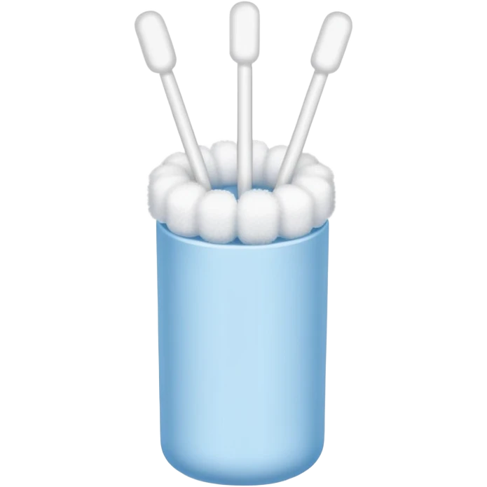 Cotton swabs emoji