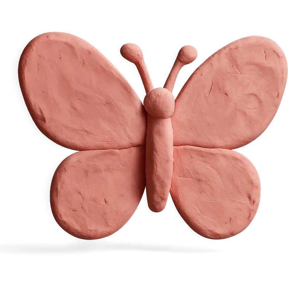 pink butterfly emoji
