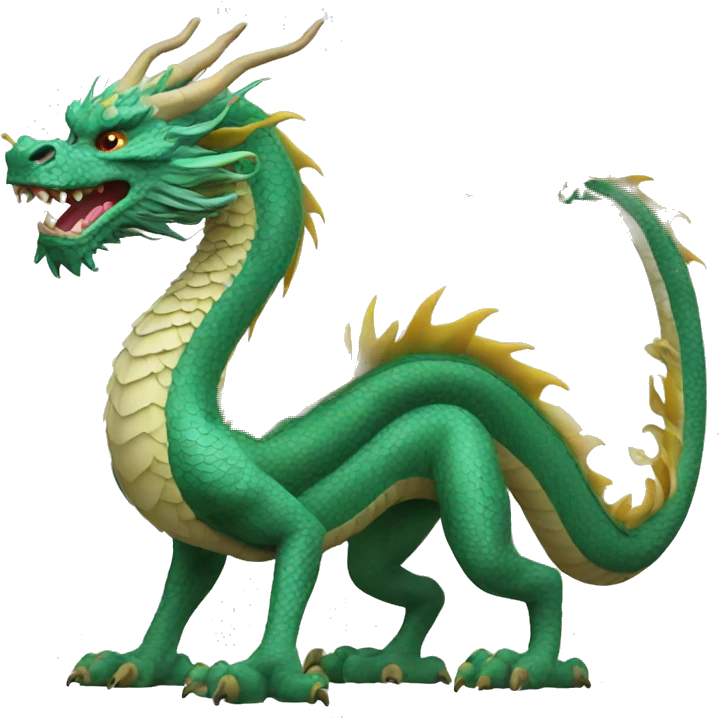 Chinese dragon full body emoji