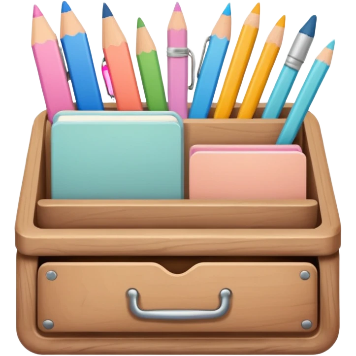 aesthetic school supplies cottage core (earthy) emoji