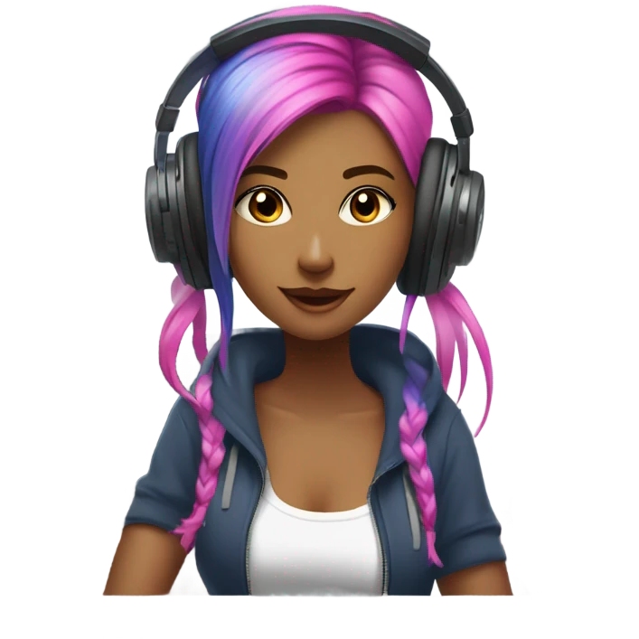 Girly gamer  emoji