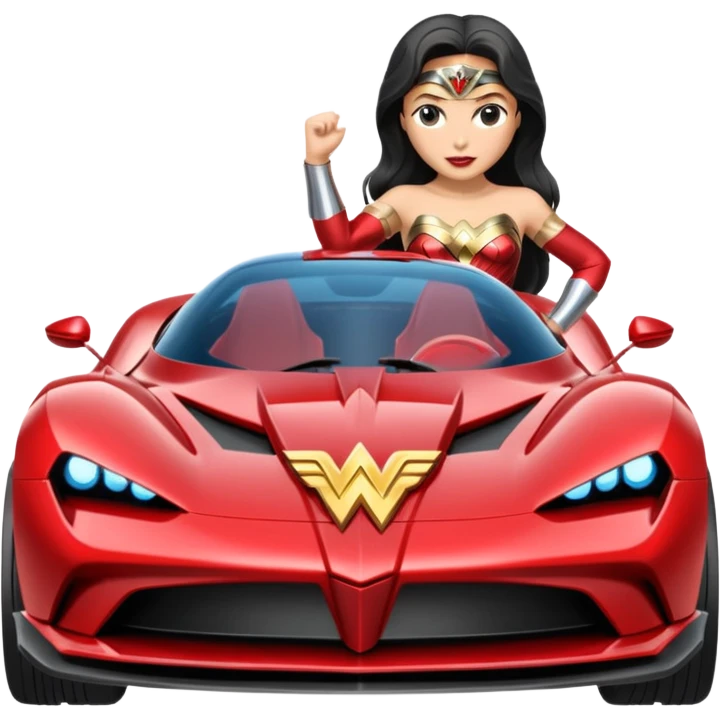 Wonder woman’s off road capable hypercar  emoji