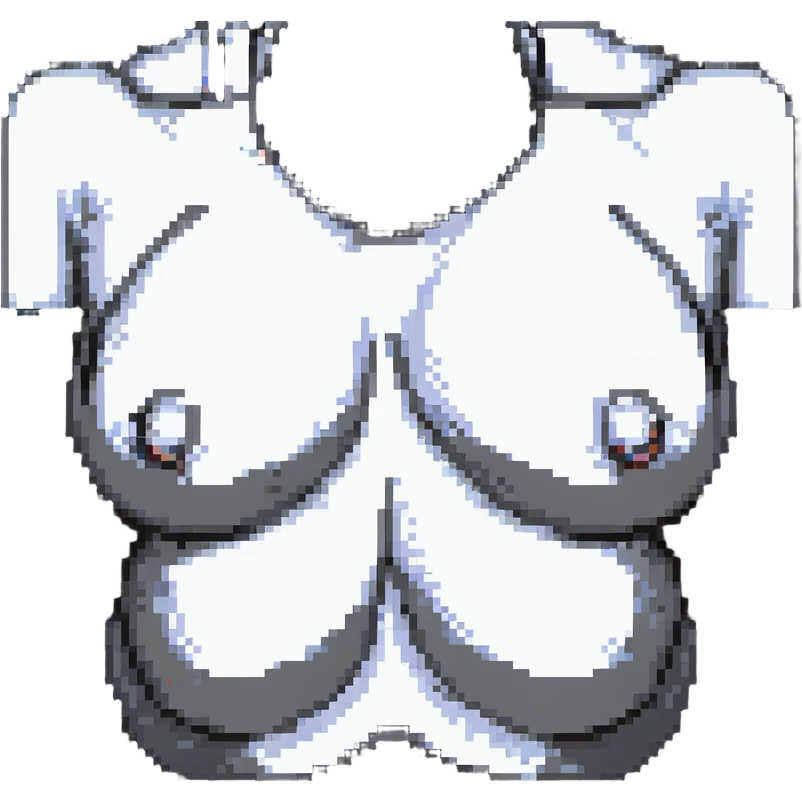 stylized depiction of breasts, simple and abstract, no explicit detail emoji