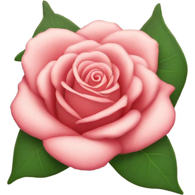 Rose with a heart emoji