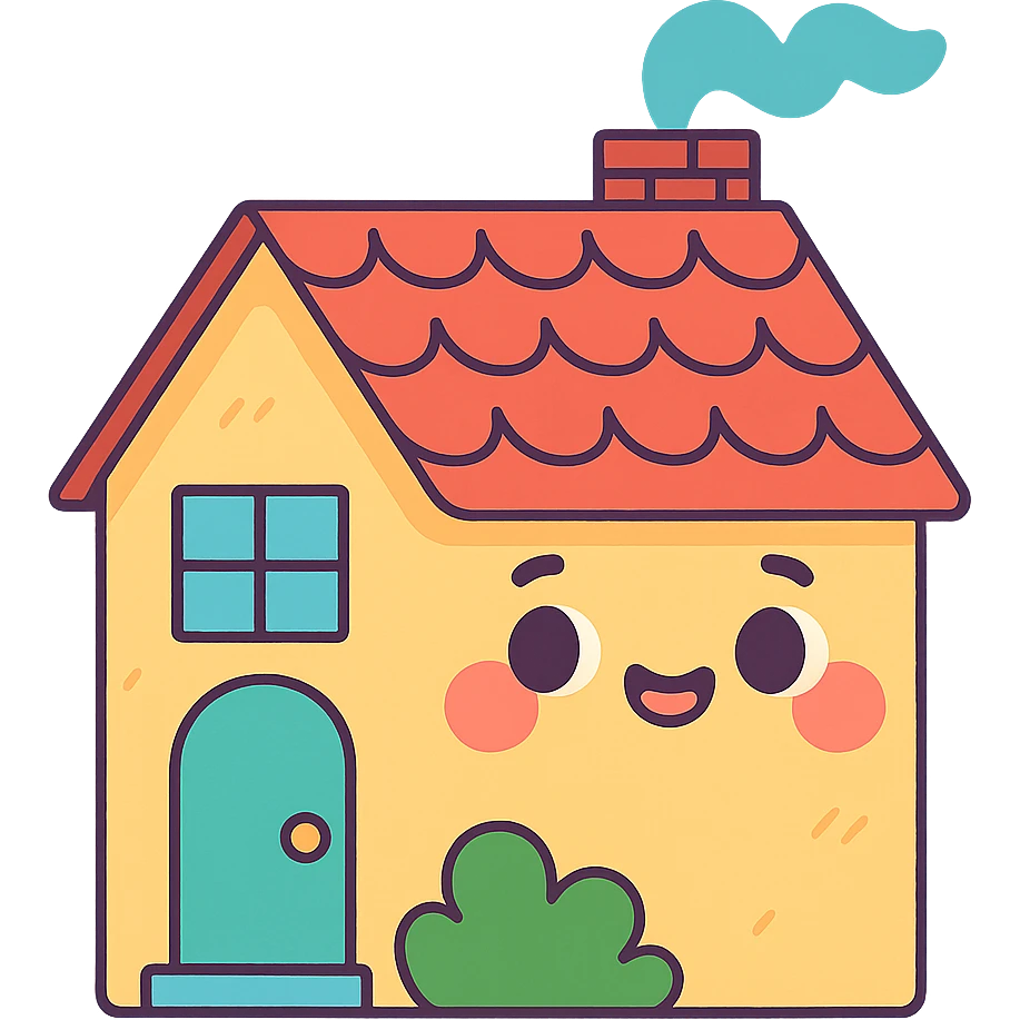 a little house emoji