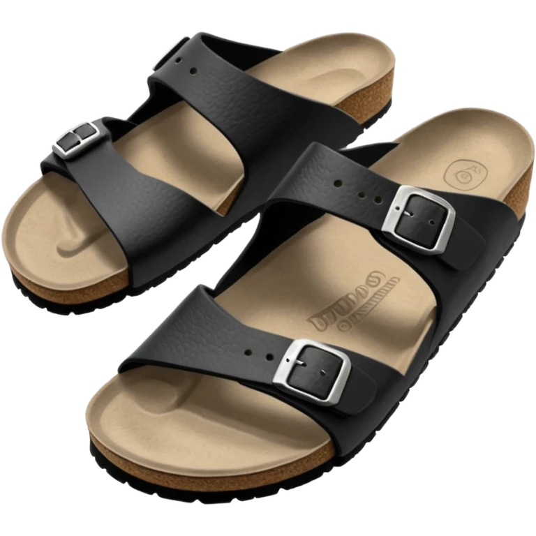 black birkenstock emoji emoji