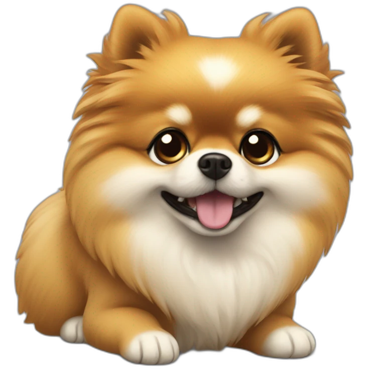 dwarf-pomeranian-and-cr7 emoji