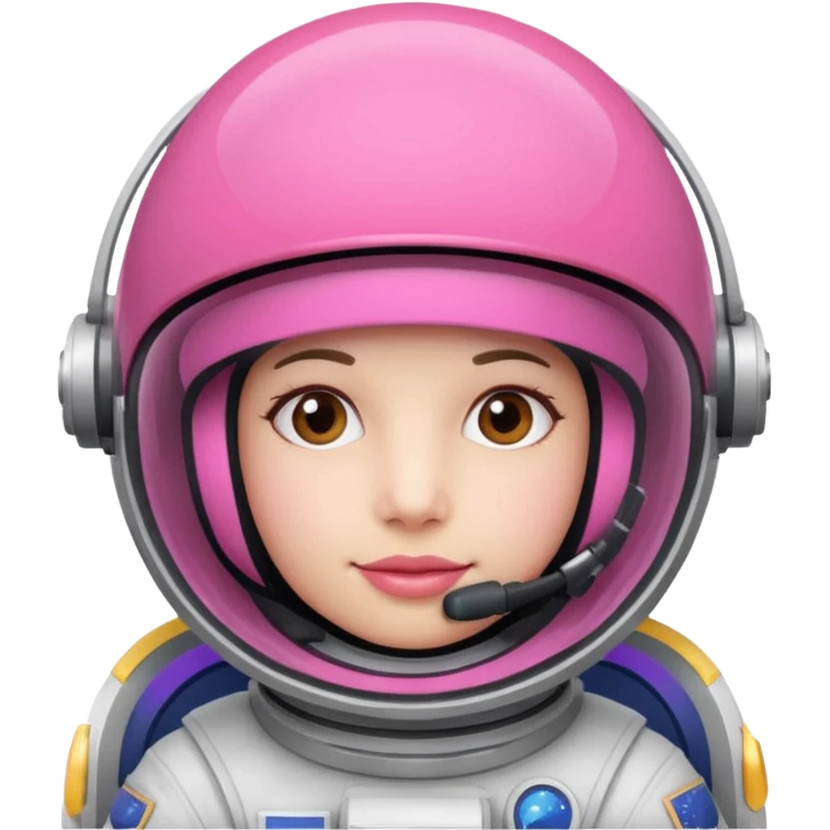 Astronauts with Pink Visors emoji