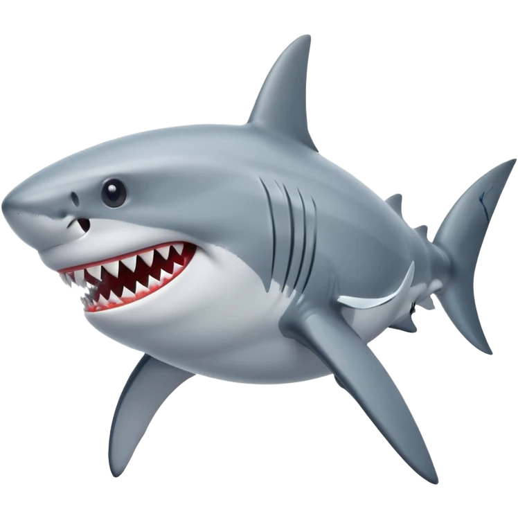 A shark whit nike shoes emoji