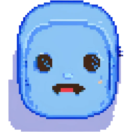 Blue screen of death with tiny ":(" face emoji