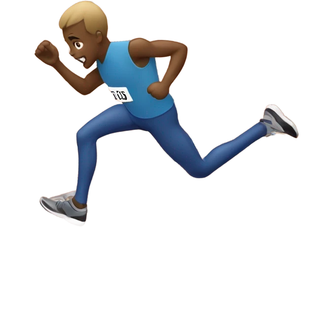 Fall before the finish line race emoji