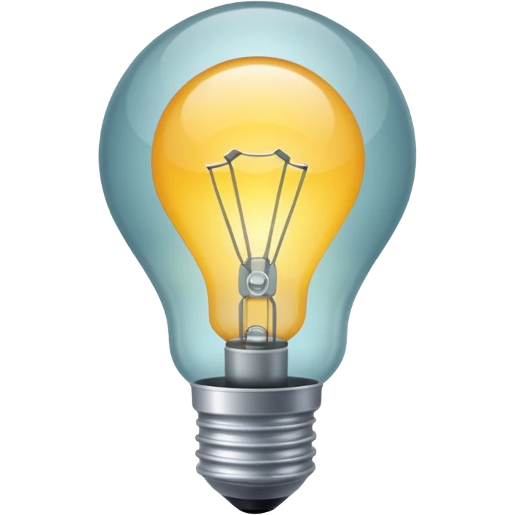 Bombilla apagada  emoji