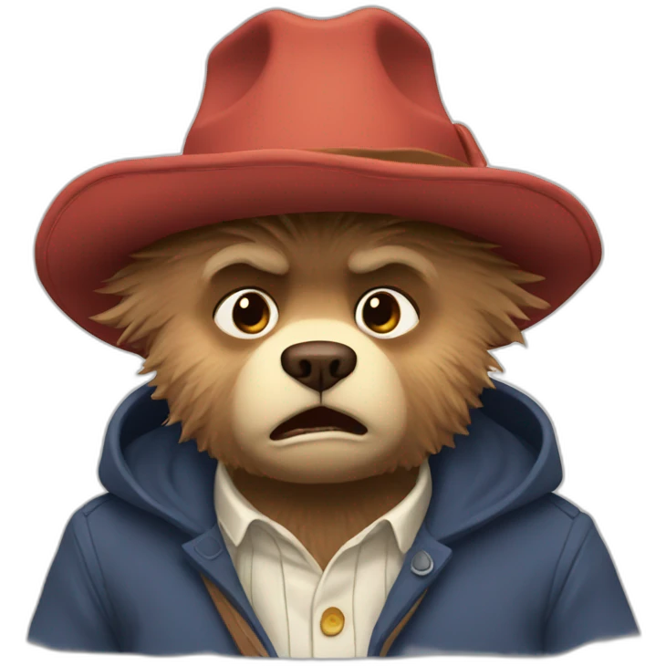 paddington angry emoji
