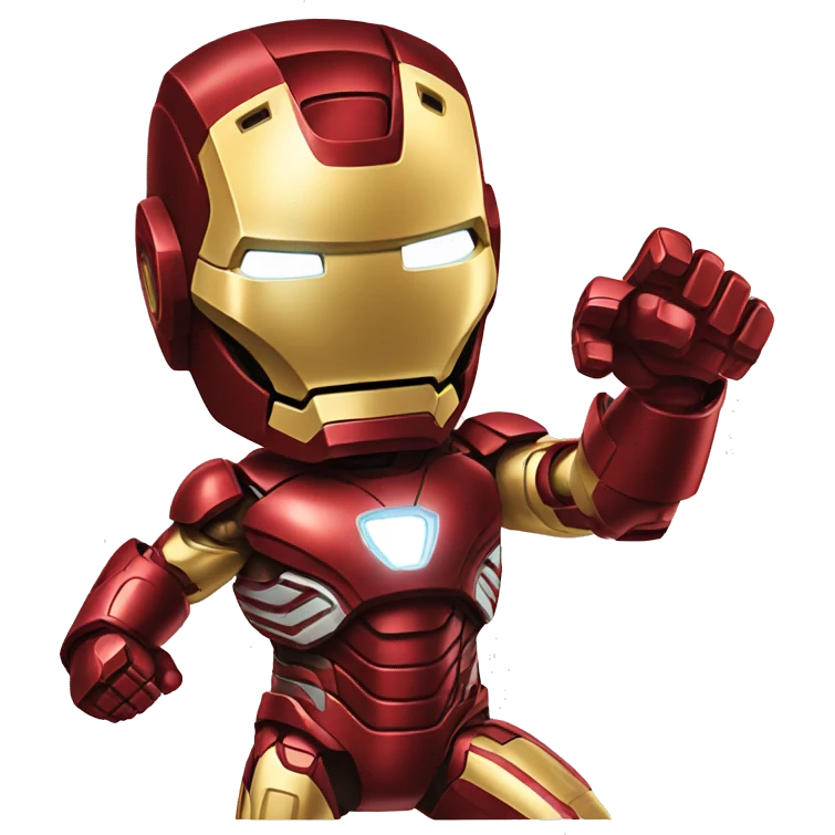 iron man showing thumbs DOWN with his hand emoji