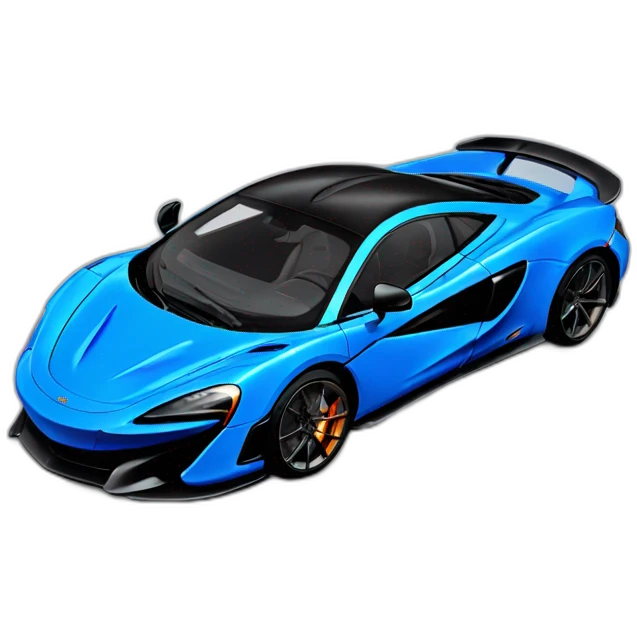 mclaren 600lt blue emoji