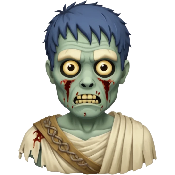 greek ancient zombie man emoji