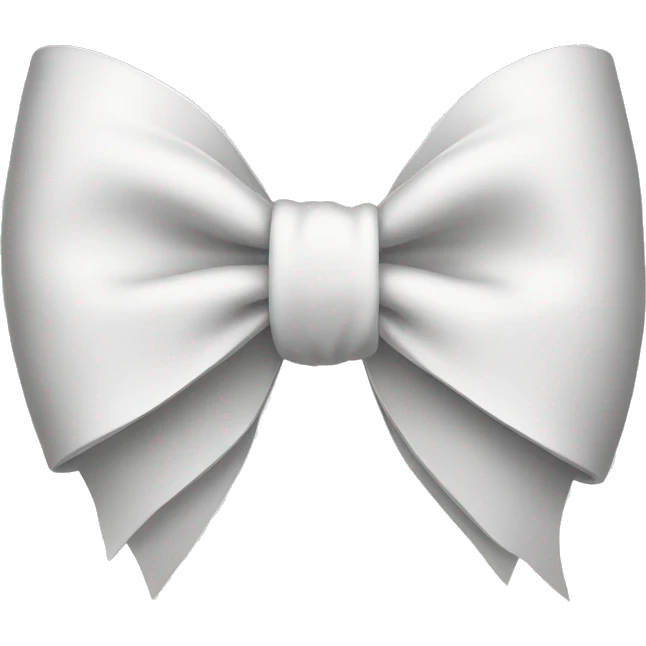 white bow emoji