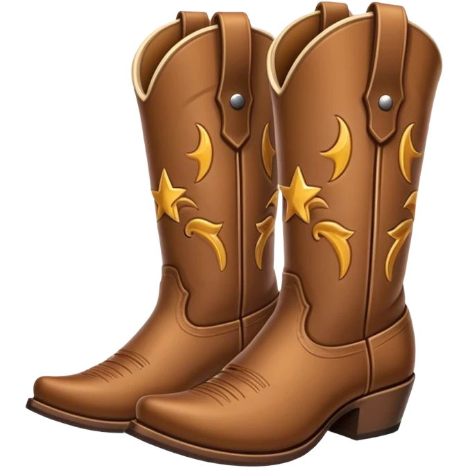 Cowboy boots emoji