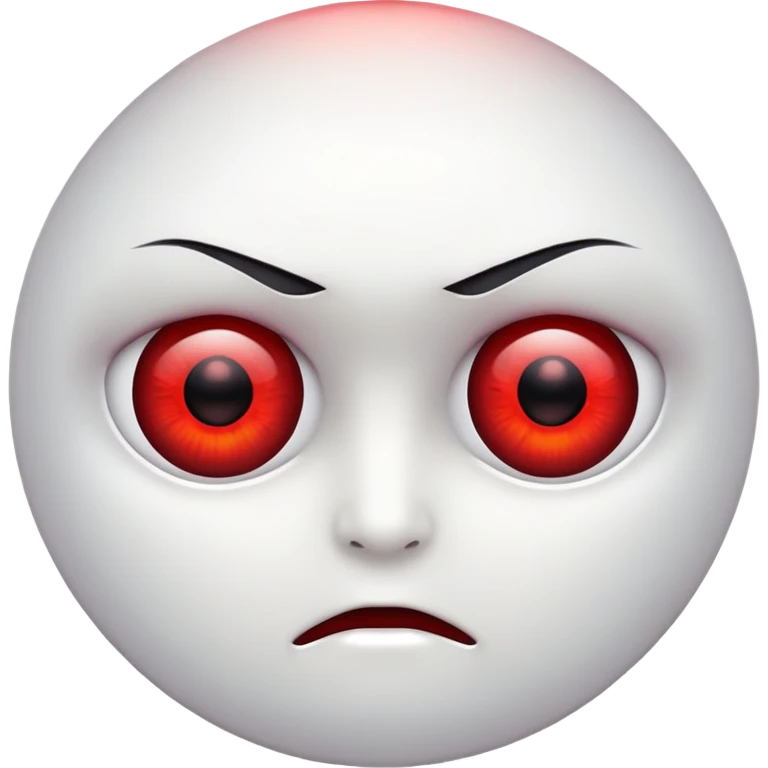 red eyes emoji