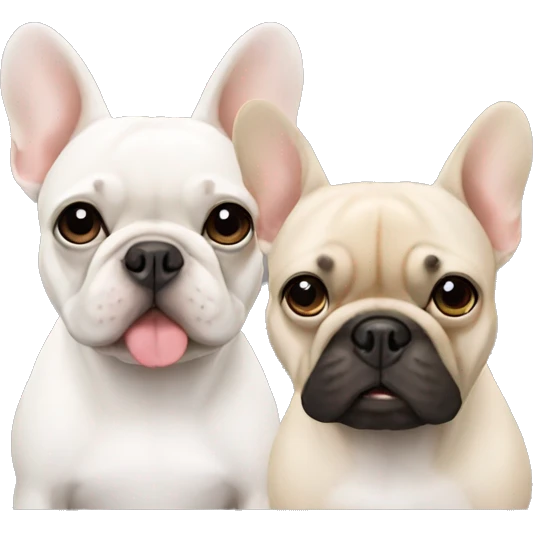 Two French Bulldogs emoji