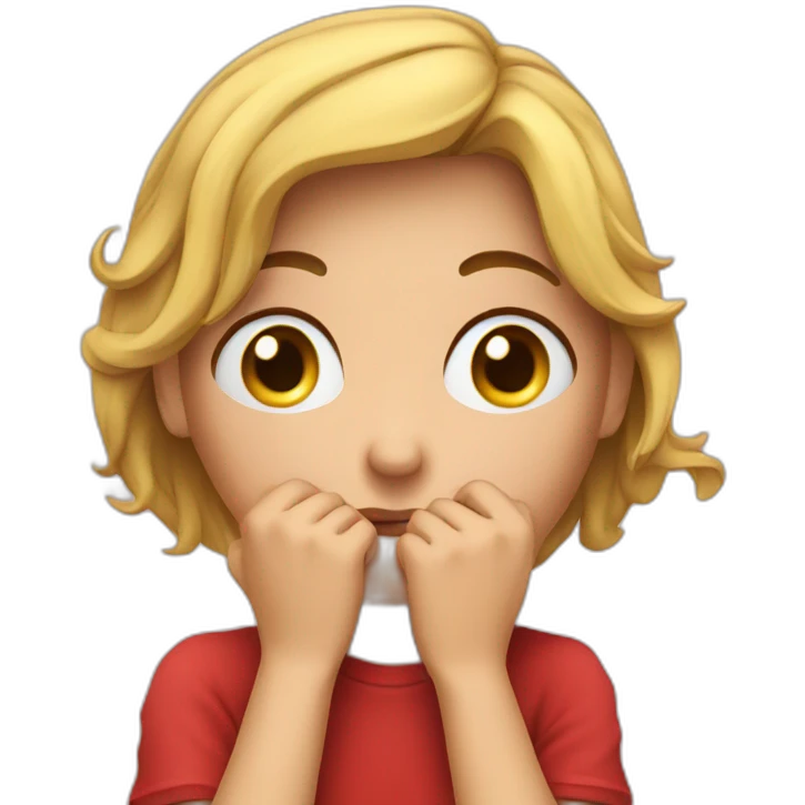 Triste coeur briser dans les mains emoji