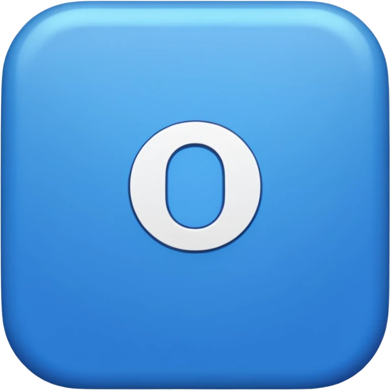 numero tres azul emoji