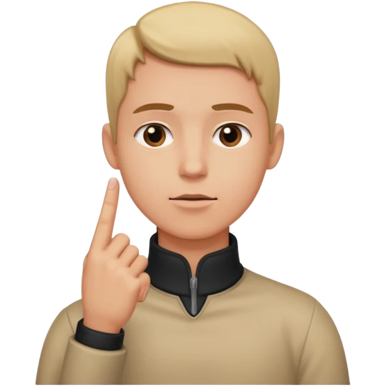 put your big finger on the neck  emoji