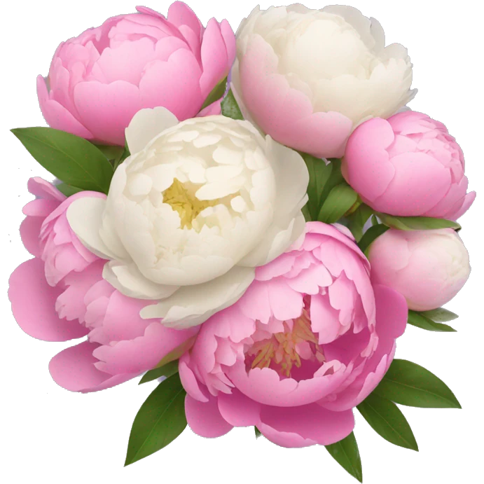 Bouquet of peonies emoji