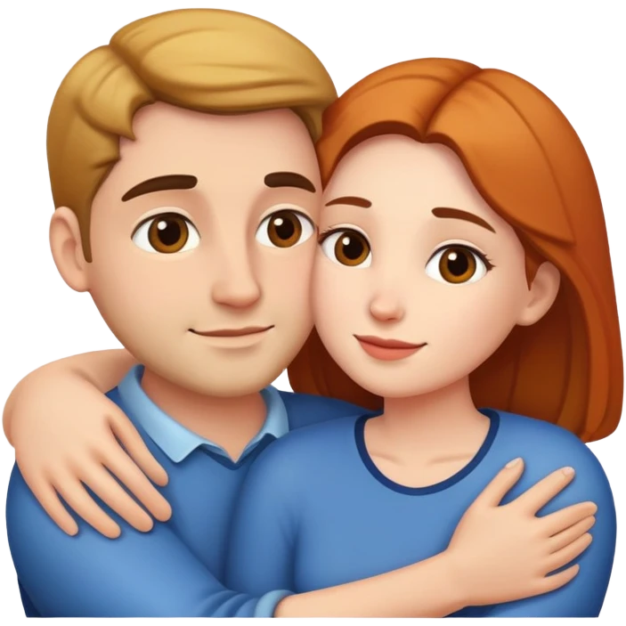 couple hugging emoji