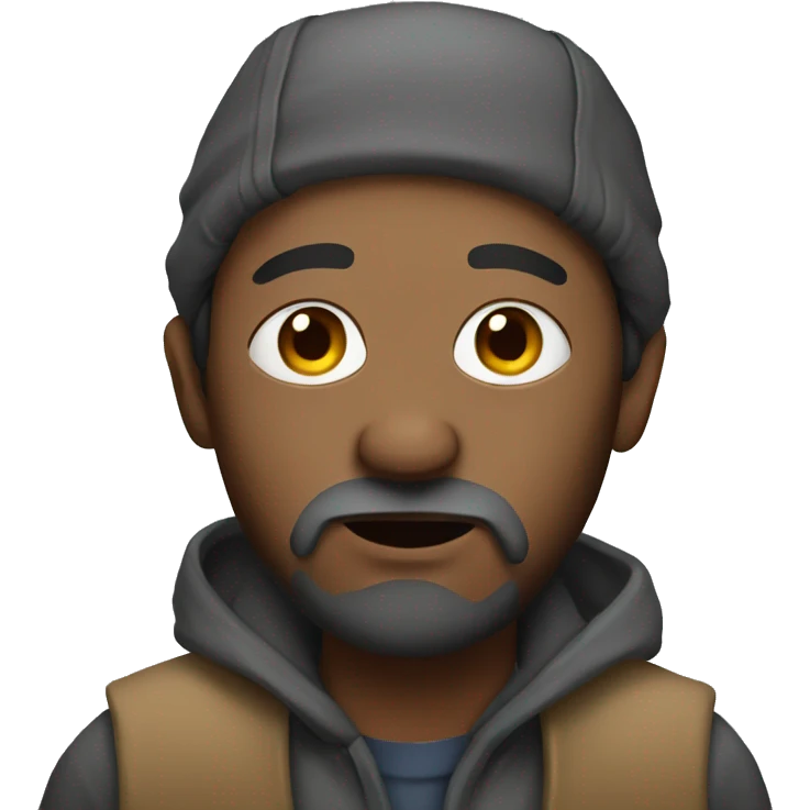 Homeless person emoji