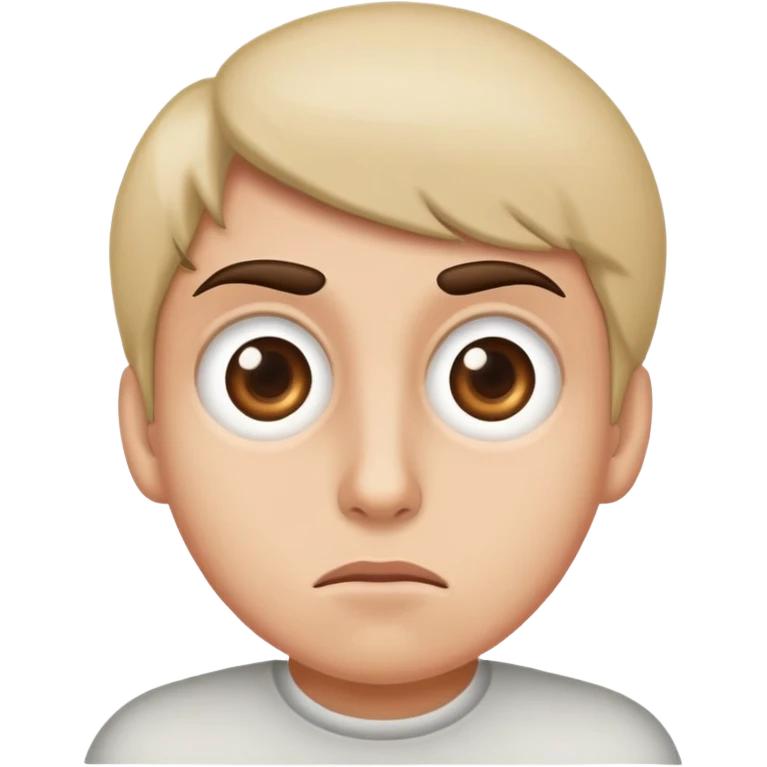 Rolling eyes and mugging emoji