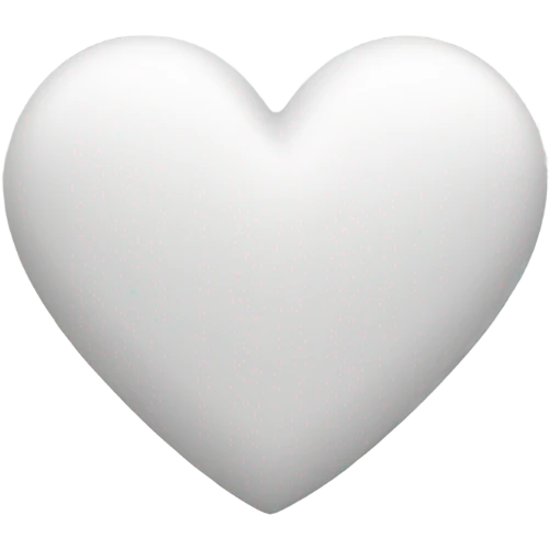 White heart emoji