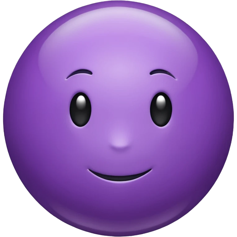 violet sphere emoji