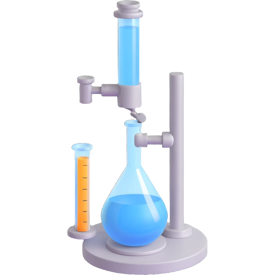 scientific research, 3D, realistic, detailed style emoji