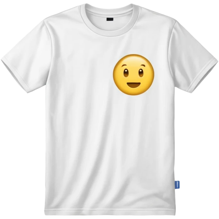 gold and white T Shirt  emoji