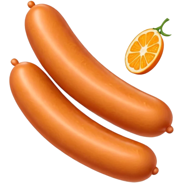 orange vienna sausages emoji