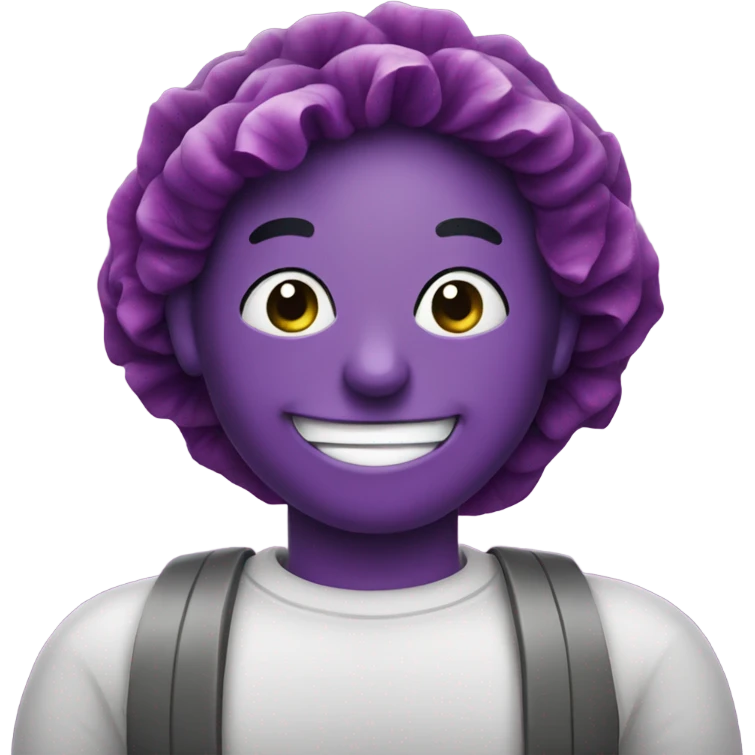 red cabbage smiling emoji