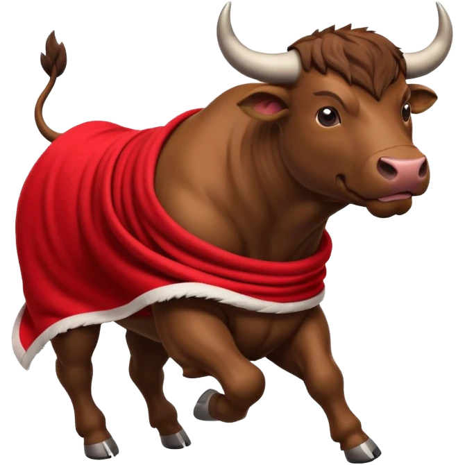 No more ephasis on the bull running past the red towel emoji