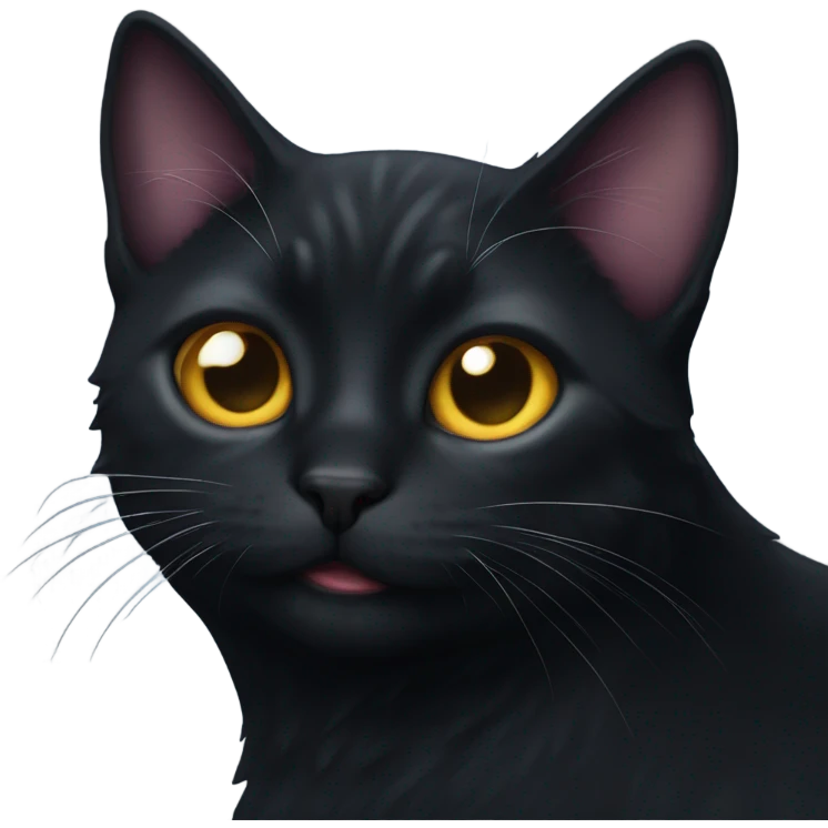 Supernova black cat emoji